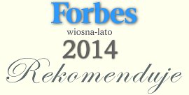Forbes - wiosna - lato 2014 Rekomenduje